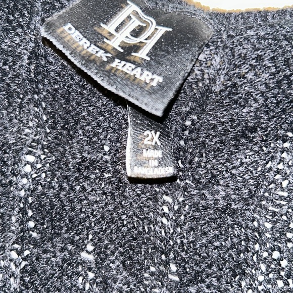 NWT Derek Heart Black Knit Bodycon Sweater Dress plus size 2x - Picture 8 of 9